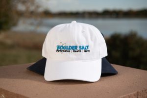 White Boulder Salt Adjustable Baseball cap